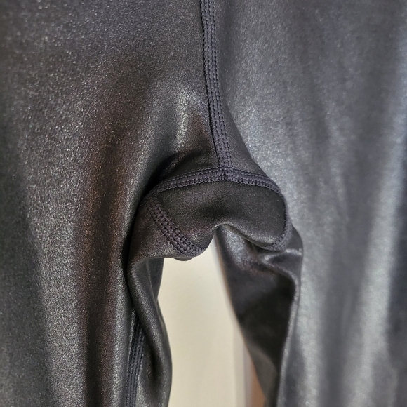 EUC Athleta Elation Ultra High Rise Tight Shimmer Charcoal Gray Xsmall - Picture 5 of 13